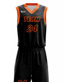 Custom Baksetball Jersey - contracted