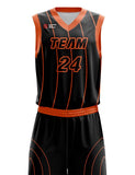 Custom Basketball Jersey - Lines 10