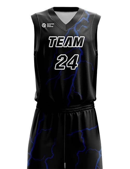 blue basketball jersey design