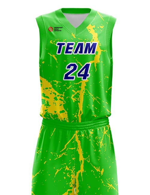 Wave Green - Customized Basketball Jersey Design for Team-XTeamwear