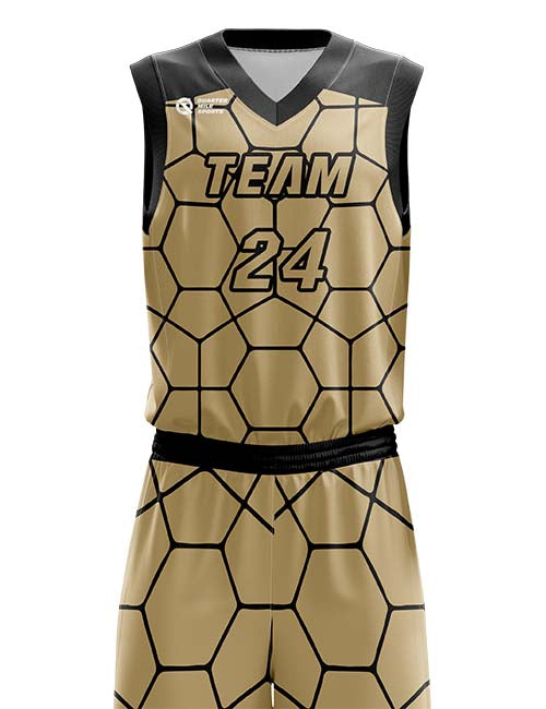 Source Sublimation Basketball Jersey Custom Brown Brown-Old Gold 3D Pattern  Design Leopard Authentic Basketball Jersey on m.