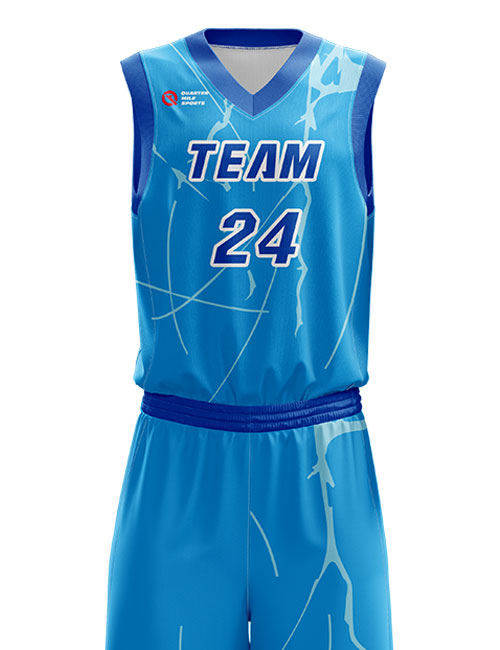 simple design basketball jersey sky blue basketball jersey